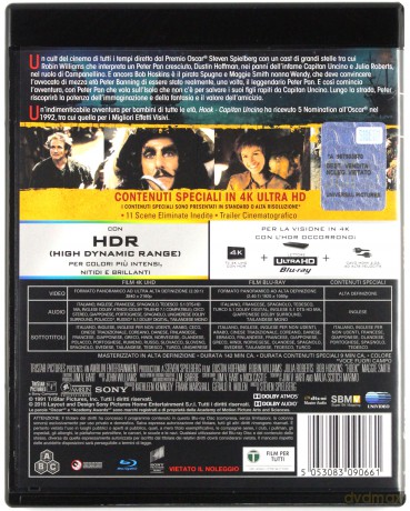 Hook [Blu-Ray 4K]+[Blu-Ray]
