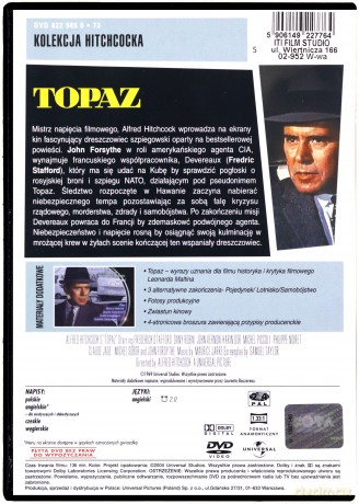 Topaz (kolekcja Alfreda Hitchcocka) [DVD]