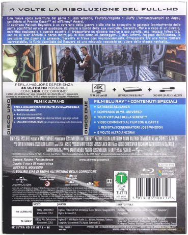 Serenity [Blu-Ray 4K]+[Blu-Ray]