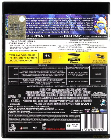 Smerfy: Poszukiwacze zaginionej wioski [Blu-Ray 4K]+[Blu-Ray]
