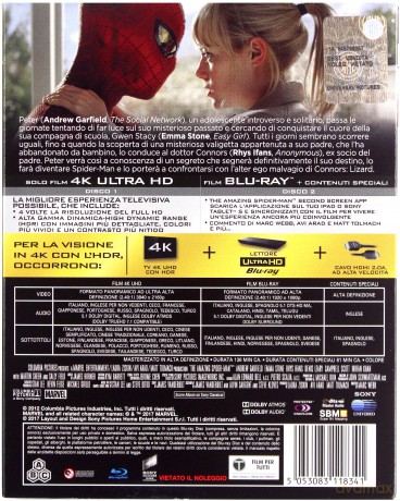Niesamowity Spider-Man [Blu-Ray 4K]+[Blu-Ray]