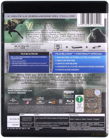 Van Helsing [Blu-Ray 4K]+[Blu-Ray]