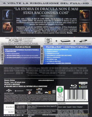 Dracula Untold (Dracula: Historia nieznana) [Blu-Ray 4K]+[Blu-Ray]