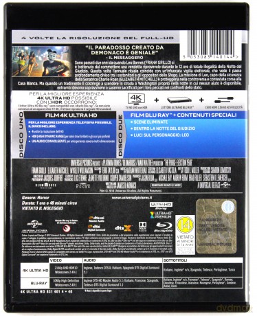 The Purge: Election Year (Noc oczyszczenia: Czas wyboru) [Blu-Ray 4K]+[Blu-Ray]