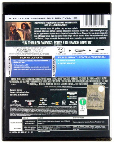 The Purge: Anarchy (Noc oczyszczenia: Anarchia) [Blu-Ray 4K]+[Blu-Ray]