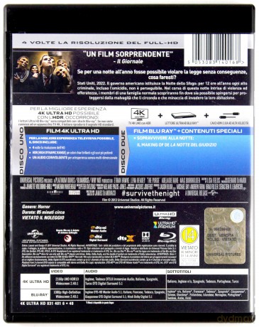 The Purge (Noc oczyszczenia) [Blu-Ray 4K]+[Blu-Ray]