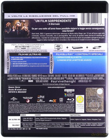 The Purge (Noc oczyszczenia) [Blu-Ray 4K]+[Blu-Ray]