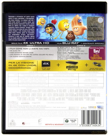 The Emoji Movie (Emotki. Film) [Blu-Ray 4K]+[Blu-Ray]