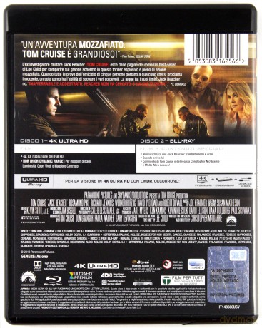 Jack Reacher [Blu-Ray 4K]+[Blu-Ray]