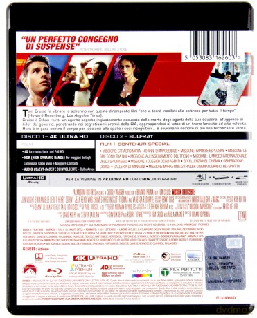 Mission: Impossible [Blu-Ray 4K]+[Blu-Ray]