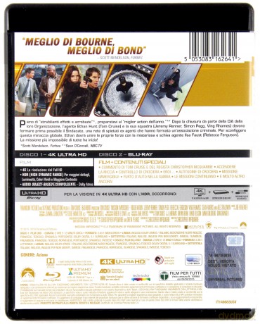 Mission: Impossible 5 - Rogue Nation [Blu-Ray 4K]+[Blu-Ray]