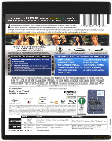 Fast & Furious (Szybcy i wściekli) [Blu-Ray 4K]+[Blu-Ray]