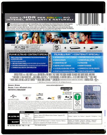2 Fast & 2 Furious (Za szybcy, za wściekli) [Blu-Ray 4K]+[Blu-Ray]