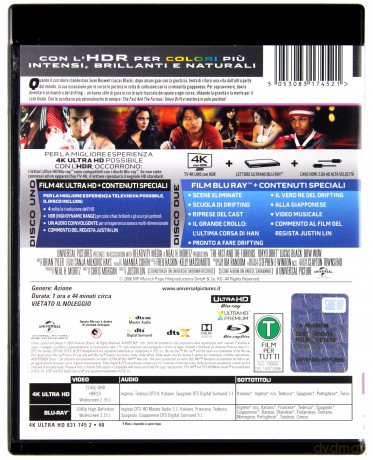 Fast & The Furious: Tokyo Drift (Szybcy i wściekl) [Blu-Ray 4K]+[Blu-Ray]