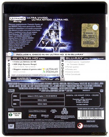 Fantastic 4 (Fantastyczna Czwórka) [Blu-Ray 4K]+[Blu-Ray]