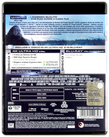 The Revenant (Zjawa) [Blu-Ray 4K]+[Blu-Ray]