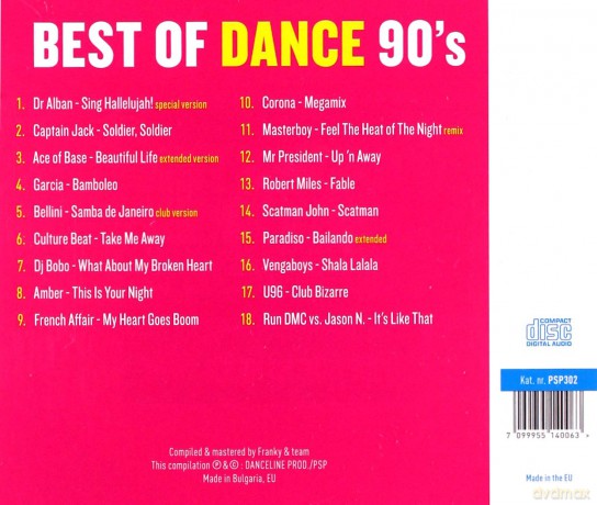 Best of dance 90's [CD]