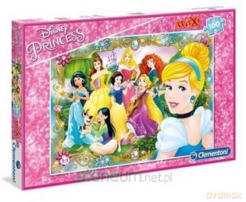 CLEMENTONI 100 el. Maxi Princess [PUZZLE]