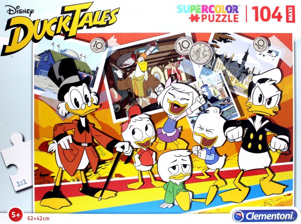 CLEMENTONI 104 el. Maxi Super Color Duck Tales [PUZZLE]