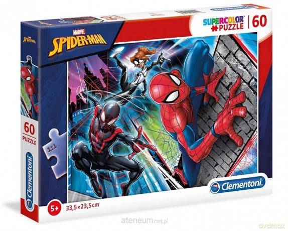 CLEMENTONI 60 el. Spiderman [PUZZLE]