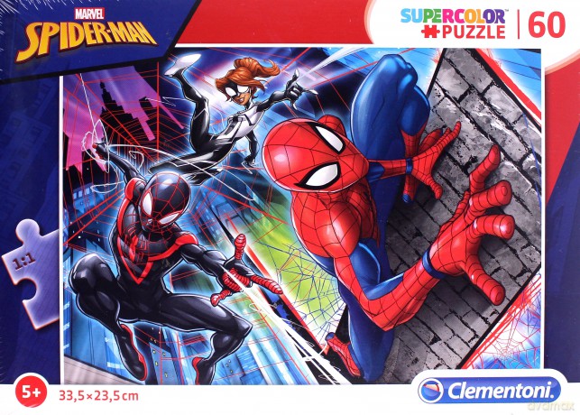 CLEMENTONI 60 el. Spiderman [PUZZLE]