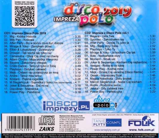 Impreza Disco Polo 2019 [CD]