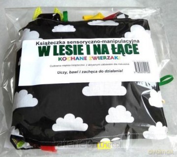 Książeczka sensoryczno-manipulacyjna. W lesie i na łące