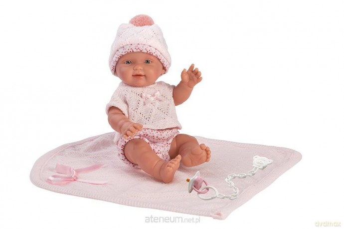 Lalka 26294 bobas z różowym kocykiem 26 cm