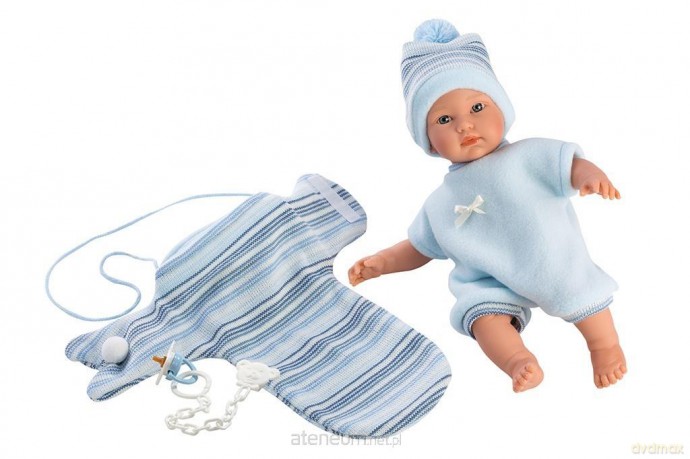 Lalka 30007 Cuquito płacząca niebieska 30 cm
