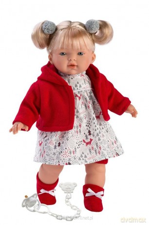 Lalka 33106 Aitana płacząca czerwona brunetka 33 cm