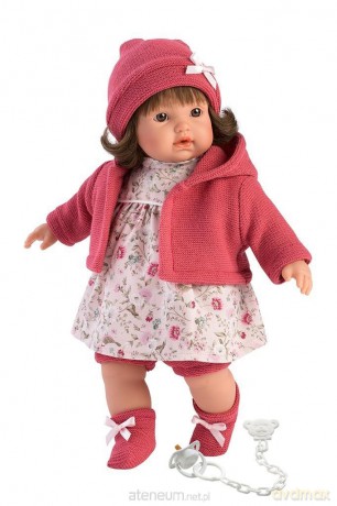 Lalka 33330 Aysel płacząca różowa brunetka 33 cm