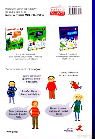 Lokomotywa 3 Matematyka podręcznik [KSIĄŻKA]