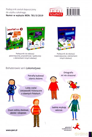 Lokomotywa 3. Czytam i poznaję świat cz. 1 [KSIĄŻKA]