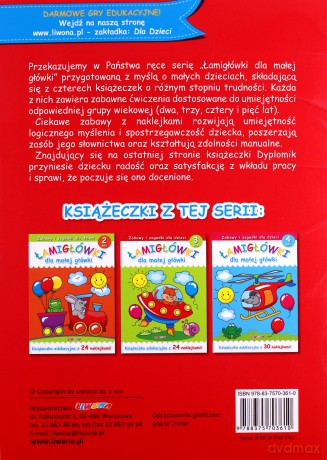 Łamigłówki dla małej główki 5 lat [KSIĄŻKA]