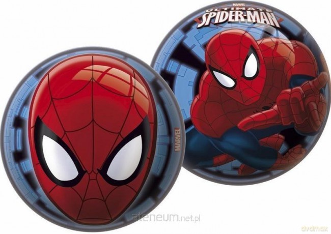 Piłka licencyjna 230 MM - Spiderman Ultimate Shiny