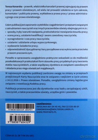 Szkolne prawo pracy - Teresa Konarska [KSIĄŻKA]