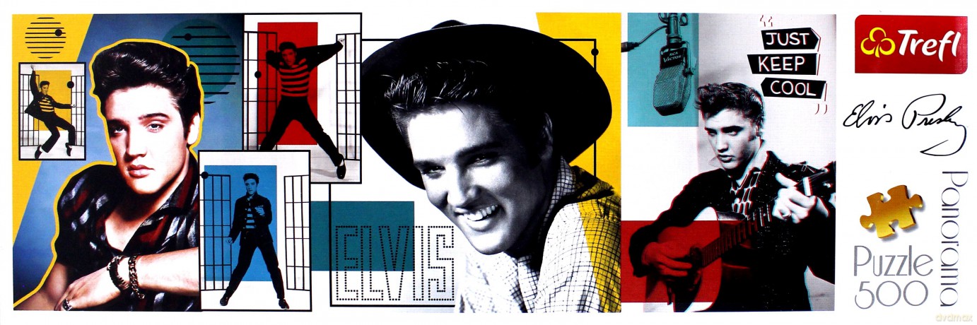 TREFL 500 el. Elvis Presley - kolaż [PUZZLE]