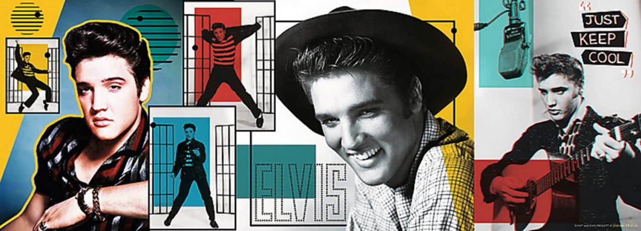 TREFL 500 el. Elvis Presley - kolaż [PUZZLE]
