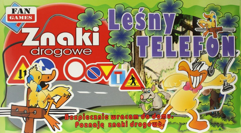 Znaki drogowe + Leśny telefon [GRA PLANSZOWA]