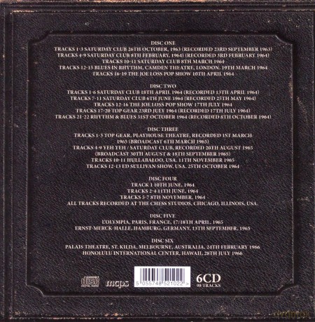 The Rolling Stones: Live And Sessions 1963-66 [BOX] [6CD]