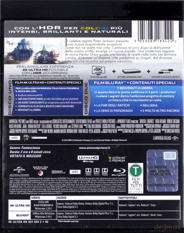 Mortal Engines (Zabójcze maszyny) [Blu-Ray 4K]+[Blu-Ray]