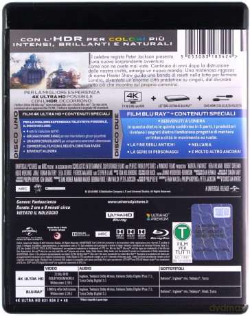 Mortal Engines (Zabójcze maszyny) [Blu-Ray 4K]+[Blu-Ray]