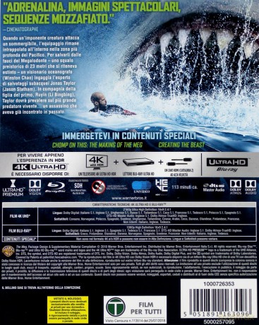 The Meg [Blu-Ray 4K]+[Blu-Ray]