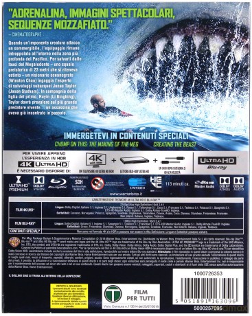 The Meg [Blu-Ray 4K]+[Blu-Ray]