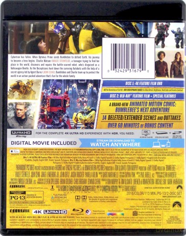 Bumblebee [Blu-Ray 4K]+[Blu-Ray]