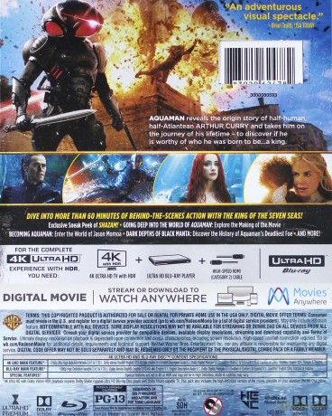 Aquaman [Blu-Ray 4K]+[Blu-Ray]