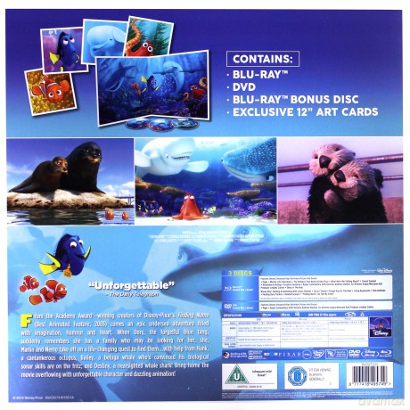 Finding Dory (Gdzie jest Dory?) (Big Sleeve) (Disney) [Blu-Ray]+[DVD]