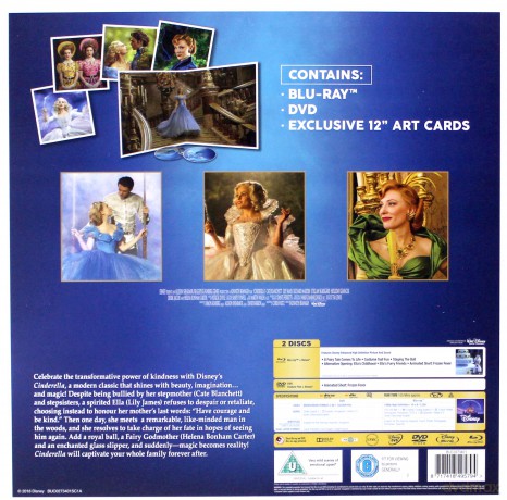 Cinderella (Kopciuszek) (Big Sleeve) (Disney) [Blu-Ray]+[DVD]