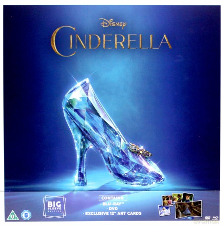Cinderella (Kopciuszek) (Big Sleeve) (Disney) [Blu-Ray]+[DVD]