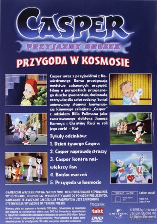 Casper. Przyjazny duszek. Przygoda w kosmosie [DVD]